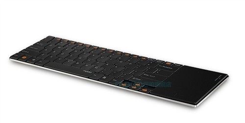触控数字键区 雷柏E9080无线键盘到货 