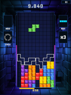 俄罗斯方块 iPhone游戏tetris blitz 