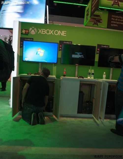 微软用Win7+N卡电脑展出Xbox One游戏 