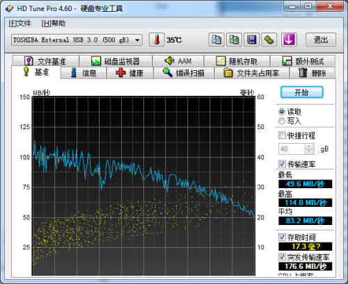 云服务 500GB东芝Canvio Connect测试 