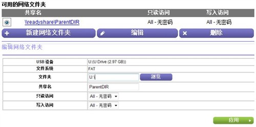 网件WNDR3400ReadySHARE USB存储功能 