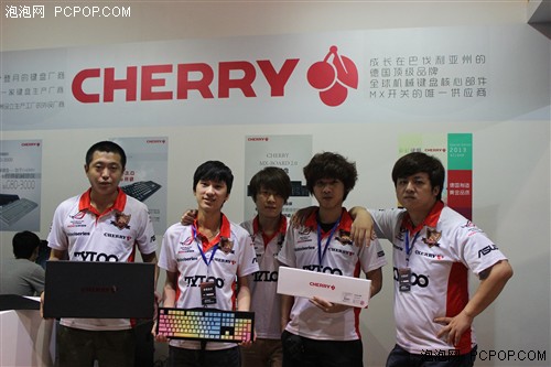 WGT世界游戏大师赛CHERRY机械键盘也疯狂 