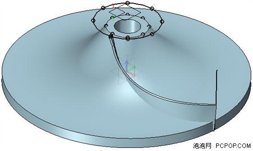 三维CAD快速实现叶轮的CAD实体建模 