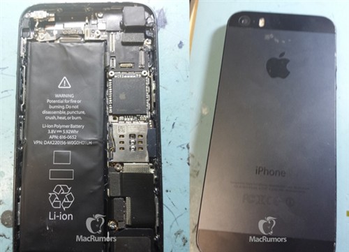更改电池规格 iPhone5S内部细微调整