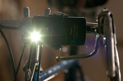 简单有效 自行车把手机搭扣Handleband 