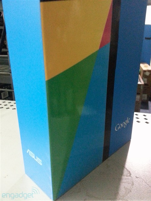 谷歌Nexus 7二代运往现场 外包装曝光 