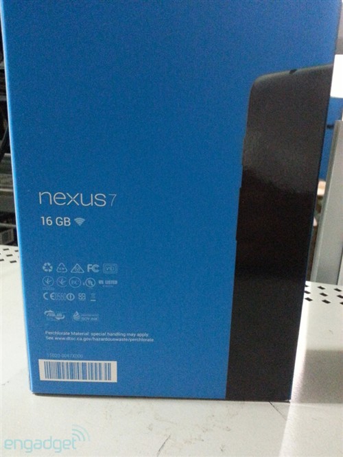 谷歌Nexus 7二代运往现场 外包装曝光 