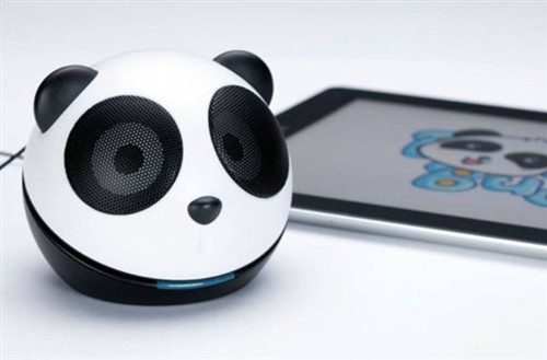 可爱小熊猫！魔杰新品Q3笔记本小音箱 