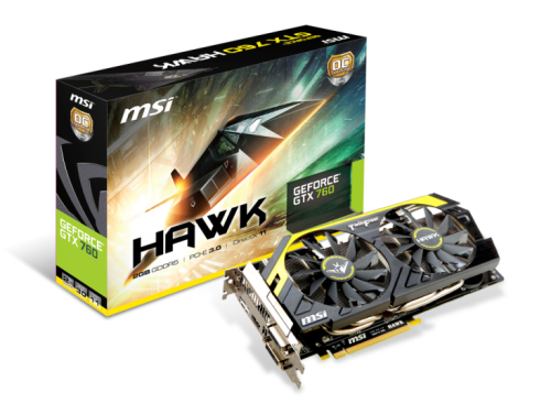 微星发布！GeForce GTX 760 Hawk显卡 