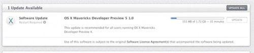 苹果发布OS X Mavericks测试第五版 