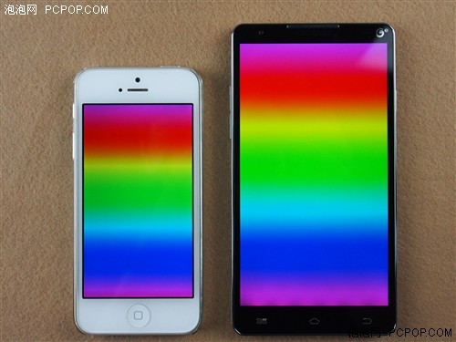 优异表现 炫影SII/iPhone5屏幕对比 