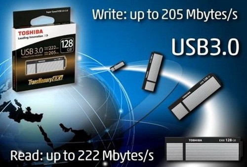 东芝新款USB3.0U盘 读写速度超200MB/s 