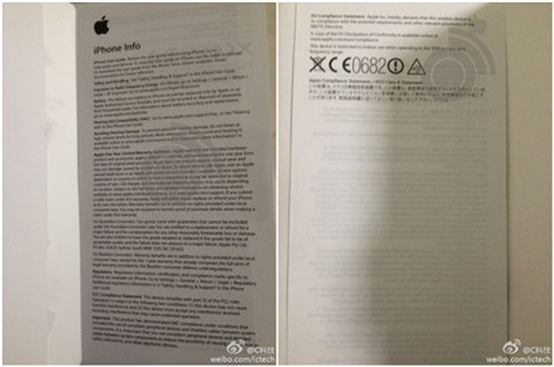 确定增加指纹iPhone5S说明书再曝光_苹果手机