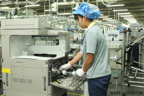 精细铸造品质:佳能(苏州)工厂参观_佳能激光打