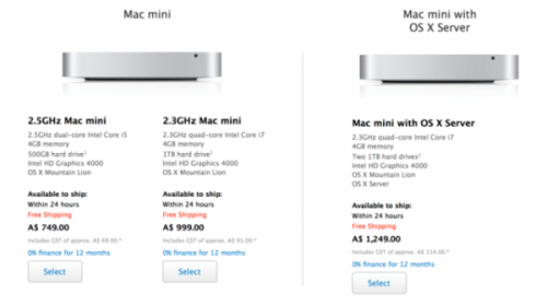 中国不变！苹果Mac mini部分国家涨价 