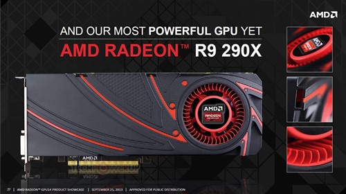 性能堪比泰坦 Radeon R9 290规格曝光 