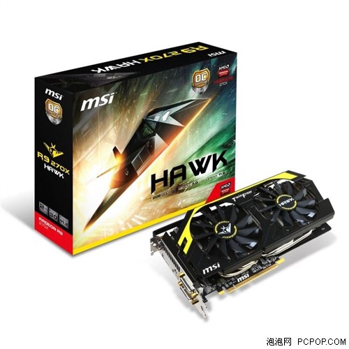 A卡新连发 微星R9 270X HAWK多图曝光 