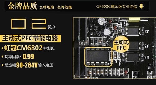 299定义金牌 鑫谷GP600G黑金内部解析 