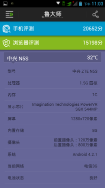电信双模双待 中兴Grand Memo N5S评测 