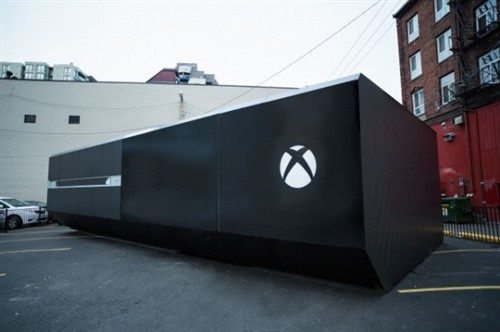 需玩家解锁!微软搭建巨型Xbox One! _游戏机新