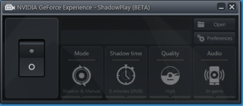 游戏视频录制高手 ShadowPlay功能试用 