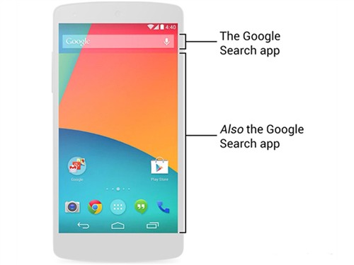 缺一不可 Android 4.4主屏与搜索整合_谷歌手机