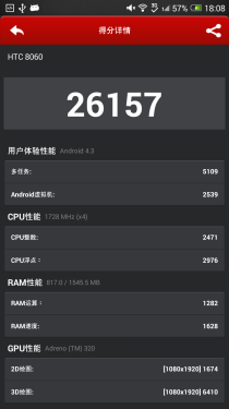 5.9英寸屏/指纹识别 HTC One max评测 