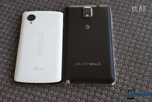 屏幕/光学防抖 Note3与Nexus5对比视频 