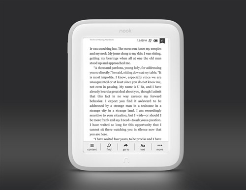 巴诺发布新Nook Glowlight电子阅读器