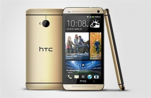 铝制材质机身 金色版HTC One新鲜出炉 