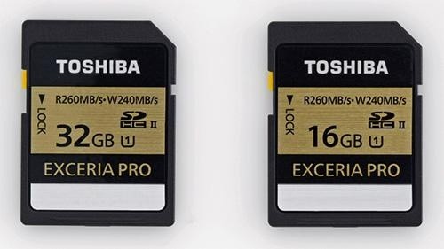 东芝发布世界最快写入速度的SD存储卡 