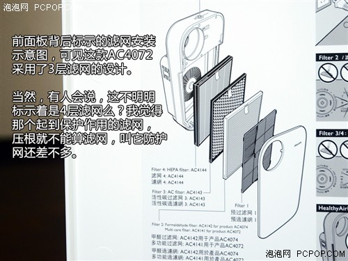 外观时尚效率不高 测飞利浦空气净化器 