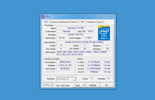 支持Kaveri APU！CPU-Z 1.68版本发布 