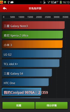 7英寸之间的较量 酷派大神对比Nexus 7 