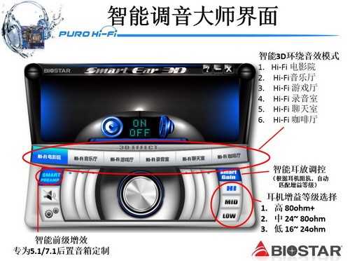 映泰Hi-Fi产品高清图赏Hi-Fi A85W 3D 