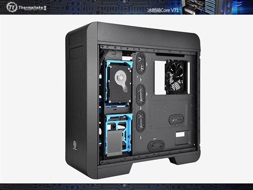 桌面PC模组化 Tt Core V71全塔冰酷箱 