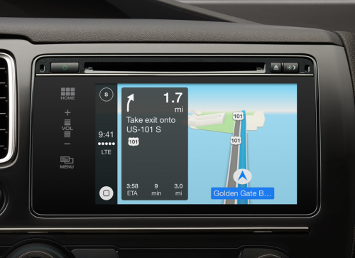 智能汽车将至 苹果推出Apple CarPlay 