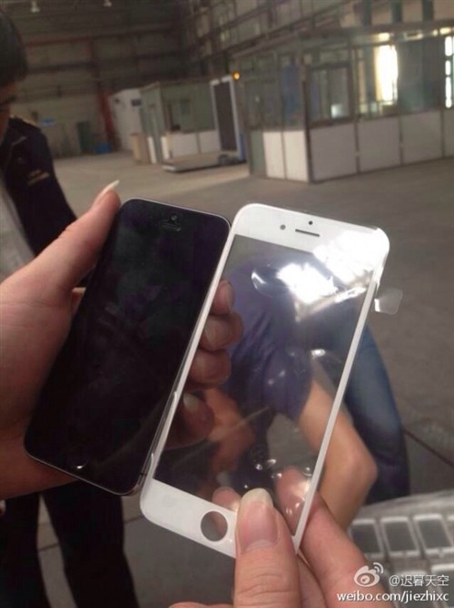 现iPhone6前面板谍照 尺寸变大无悬念 