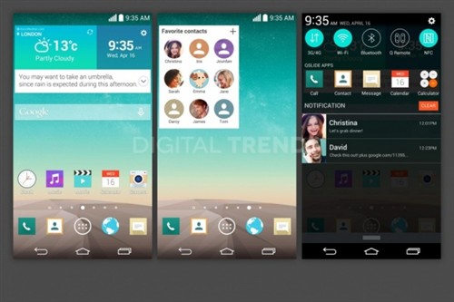 继外观和规格之后LG G3系统界面再曝光 