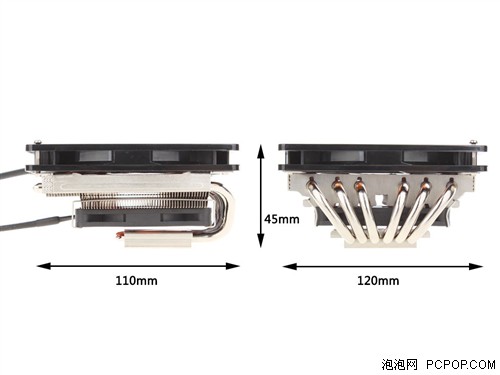 超薄静音双扇 富钧JANUS散热器评测 