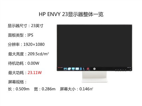 HP ENVY 23显示器评测 