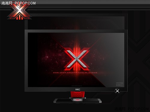 X3来了 全球首款广视角1ms游戏显示器 