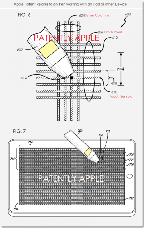 苹果公司提交一系列触控笔相关技术专利 