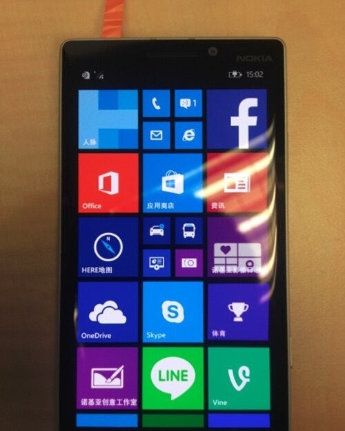 Lumia 930国行真机内置中文版Cortana 