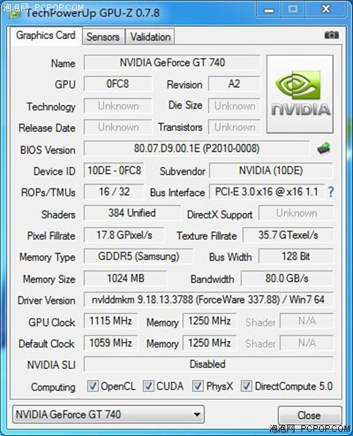 NVIDIA GT740&GTX650 马甲如何辩雌雄 