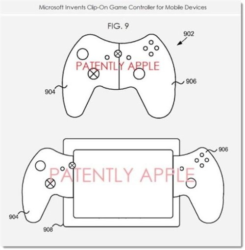 微软将推出可分离的游戏手柄 专为平板设计