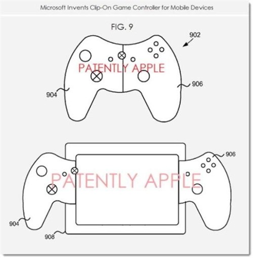 专利显示未来微软或推可分离式游戏手柄 