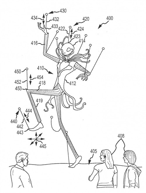 迪士尼获专利：无人机打造浮动投影屏幕 