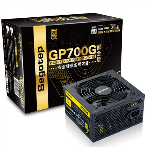 强劲后盾！鑫谷GP700G黑金版金牌电源 