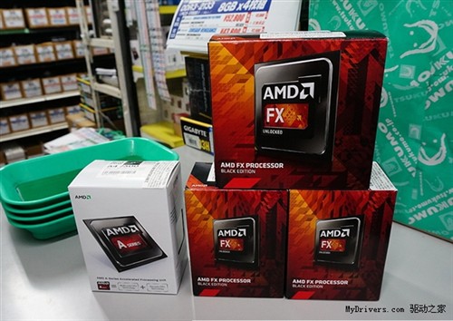 AMD FX系列桌面处理器多款新品上市  